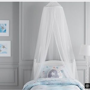 Pottery Barn Kids tulle canopy
